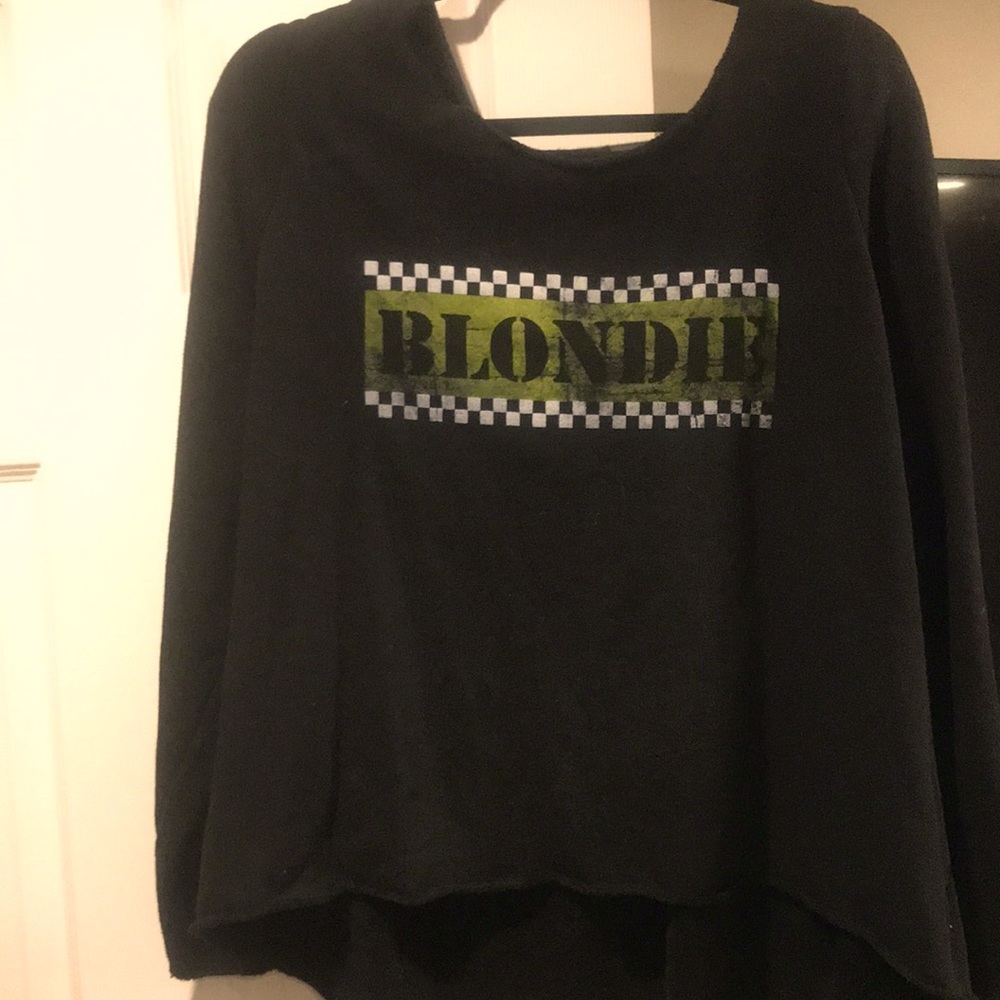 Blondie lightweight hoodie with terry cloth interior